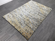 Bohemian Home Decor, Grey Rug, Cotton, Size: Ft: 5.2 x 7.5 Feet ( 160X230 Cm ) - Oriental Silk Rugs