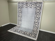 Anatolian Modern Rug, Grey Rug, %60 Bamboo %40 Acrylic, Size: Ft: 6.6 x 9.5 Feet ( 200X290 Cm ) - Oriental Silk Rugs