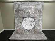 Mamluk Design Rug, Colourful Rug, %60 Bamboo %40 Acrylic, Size: Ft: 6.6 x 9.5 Feet ( 200X290 Cm ) - Oriental Silk Rugs