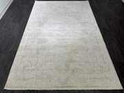 Oriental Bamboo Rug, Beige Rug, 100% %60 Bamboo %40 Acrylic, Size: Ft: 6.6 x 9.5 Feet ( 200X290 Cm ) - Oriental Silk Rugs