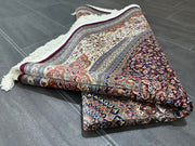 Classic Design Silk Rug, Circle Rug, 100% Bamboo Silk Carpet, Size: Ft: 6.6 x 6.6 Feet ( 200X200 Cm )