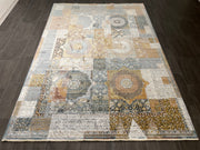 Turkish Carpet, Colourful Rug, %60 Bamboo %40 Acrylic, Size: Ft: 6.6 x 9.5 Feet ( 200X300 Cm ) - Oriental Silk Rugs