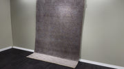 Turkish Modern Wool Carpet, Grey Rug, Bamboo, wool, Size 5.6 x 7.9 Feet ( 170X240 Cm )