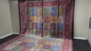 Traditional Turkish Silk Carpet, Red Rug, 100% Bamboo Silk Carpet, Size: Ft: 9.8 x 13.1 Feet ( 300X400 Cm )