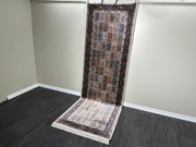 Ft: 3.3 x 9.8 Runner Silk Carpet Hallway Silk Rug  Turkish Carpet Runner Rug